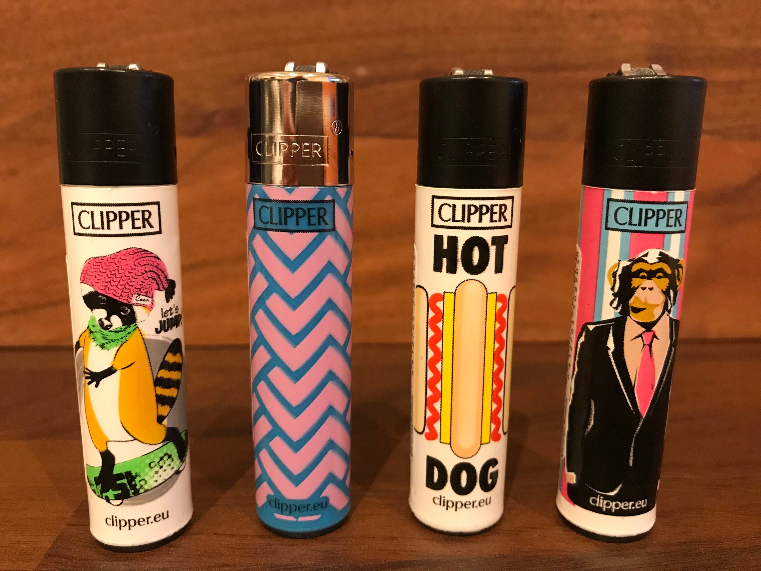 4 x Fun Mix 3 Rare Clipper Lighters Funny Cool Clippers Etsy