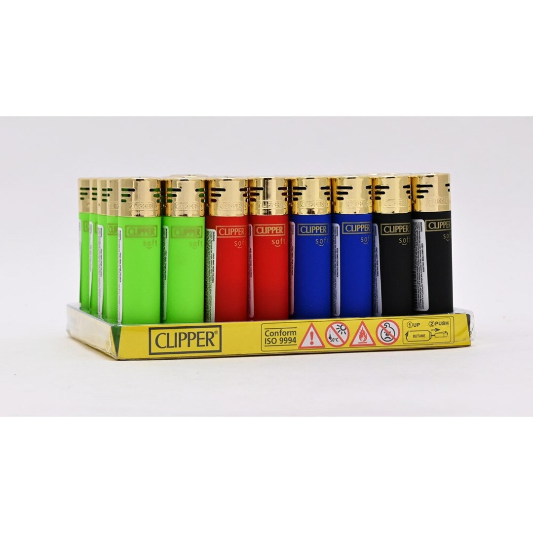 Electronic Soft Multicolour Clipper Lighters Rare Clippers Lighter