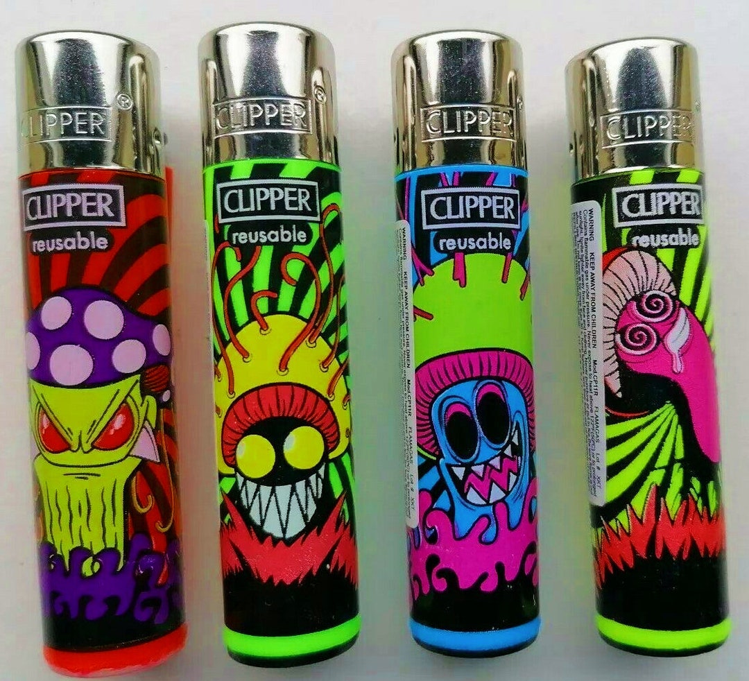 Shroms Rare Clipper Lighters Funny Cool Clippers Unique Lighter