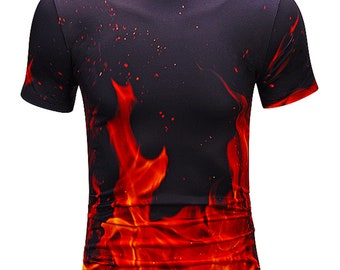 In Flames T-Shirt T shirt Tshirt Kurzarm Herren Top 8181 