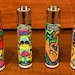 4 x Psychedelic Art Rare Clipper Lighters Unique Funny Cool Clippers Lighter Gas Refillable 