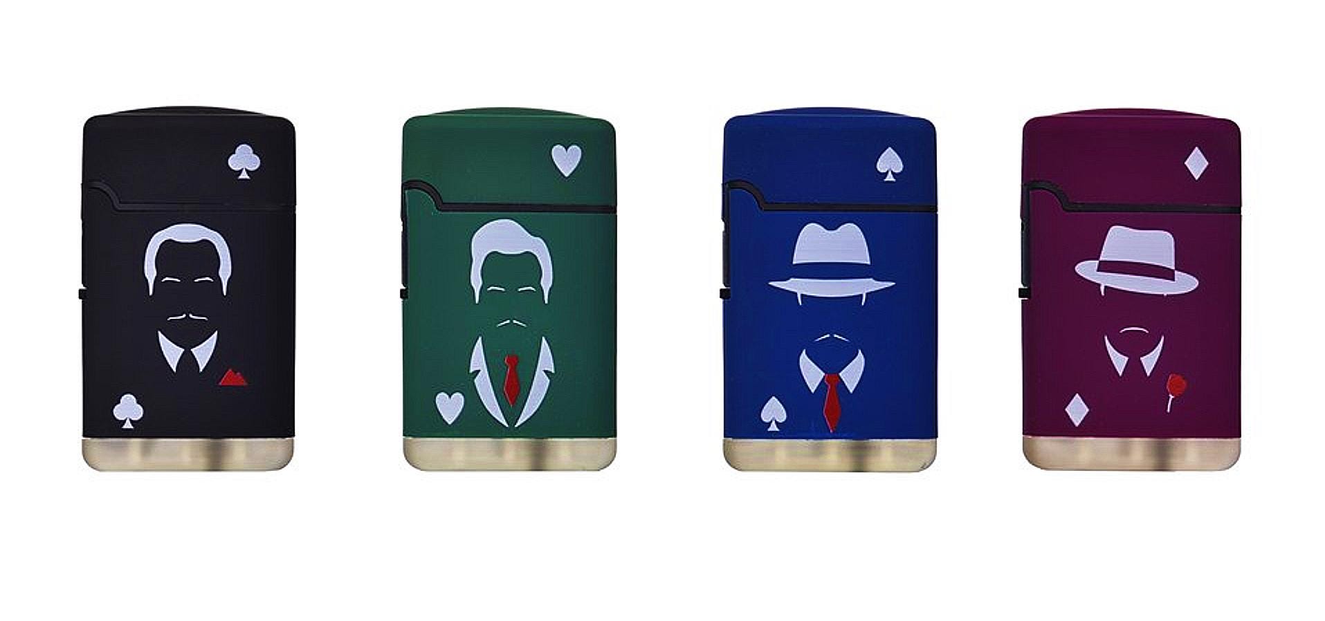 Mafia Playing Cards RARE Windproof Jet Flame Lighters Prof Zippo