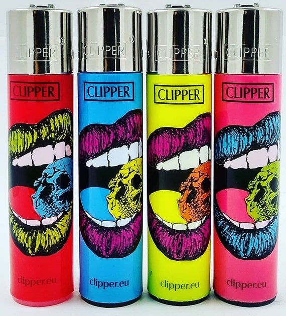 Skull Lips Rare Clipper Lighters Unique Funny Cool Clippers - Etsy Italia