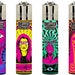 Psychedelic Hippie RARE Clipper Lighters Unique Funny Cool Clippers Lighter Psychedelic Colourful Gas Refillable Hippy 