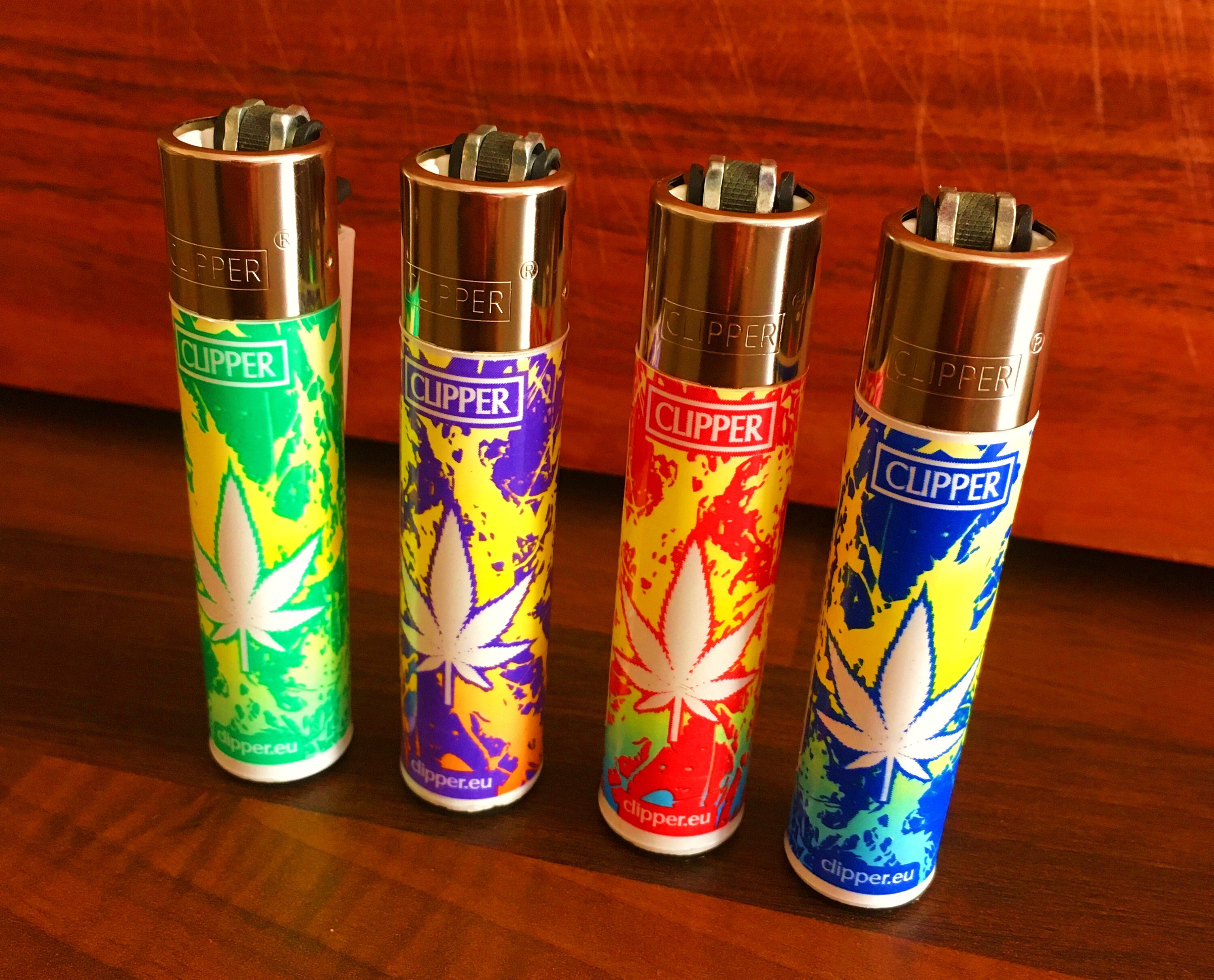 Ganja Leaf Tie Dye 420 Clipper Lighters Weed Cannabis Rare Etsy
