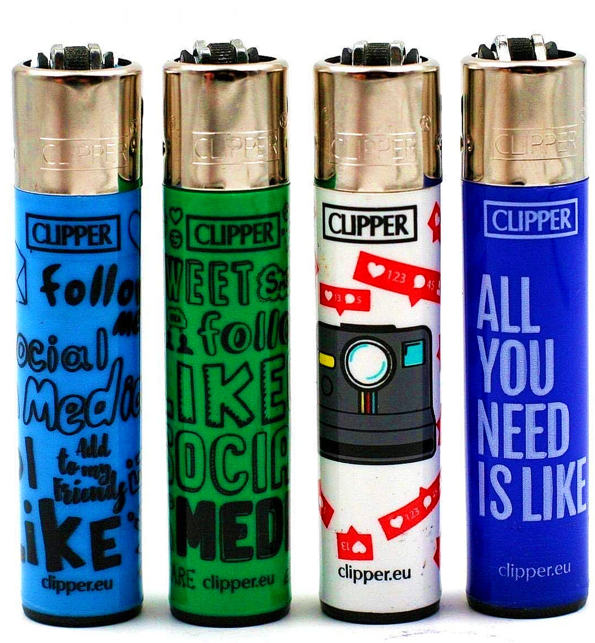 Social Media Clipper Lighters Rare Funny Cool Clippers - Etsy Finland