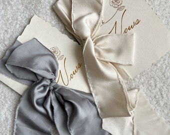 Wedding Vow Booklets with silk satin ribbon, wedding photography styling