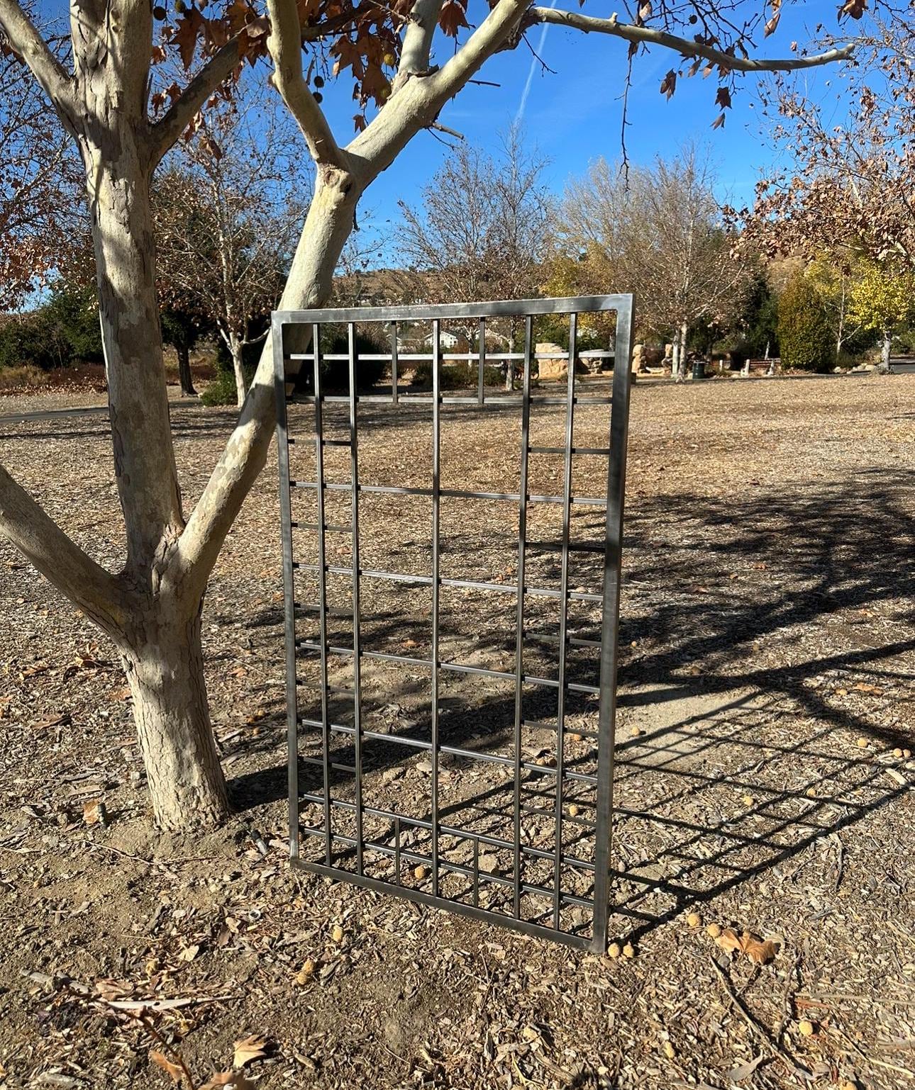 Artisan Made Garden Trellis, Multi Size Square Grid Plant