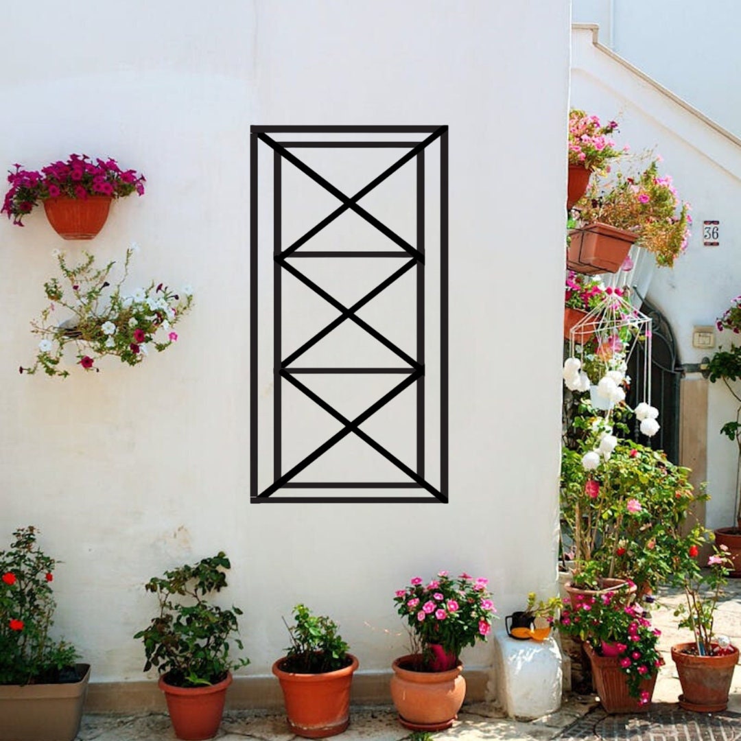 SCENDOR Traliccio In Metallo Da 220 Cm Di Altezza X 74,9 Cm