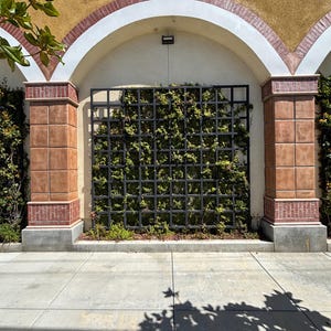 Classic Square Bar Trellis, Square Gridwall Panel, Heavy Duty Metal ...