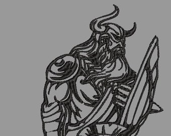 Nordic Viking embroidery Design