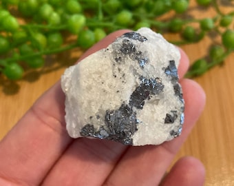 Galena in Quartz Specimen, Self Care Crystal