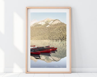 Lake Louise, Banff Alberta Photography, Wall Art, Art Print, Travel Photo, Home Decor, Around the World Series