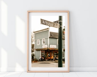 Kitsilano, Vancouver Canada Photography, Arbutus Coffee, Wall Art, Art Print, Travel Photo, Home Decor, Around the World Series