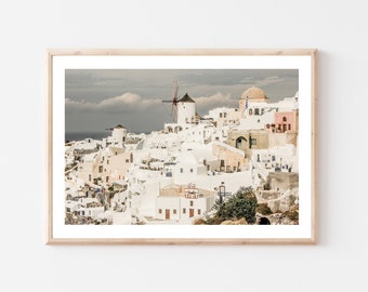 Oia Outlook, Santorini Greece Photography, Wall Art, Art Print, Travel Photo, Home Decor, Around the World Series