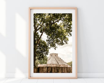 Chichen Itza, Yucatan Mexico Photography, Wall Art, Art Print, Travel Photo, Home Decor, Around the World Series