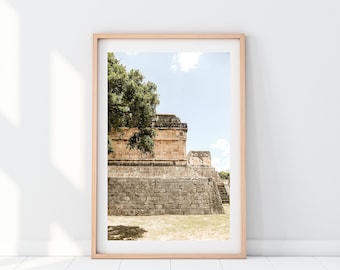 Mayan Ruins, Yucatan Mexico Photography, Chichen Itza, Wall Art, Art Print, Travel Photo, Home Decor, Around the World Series