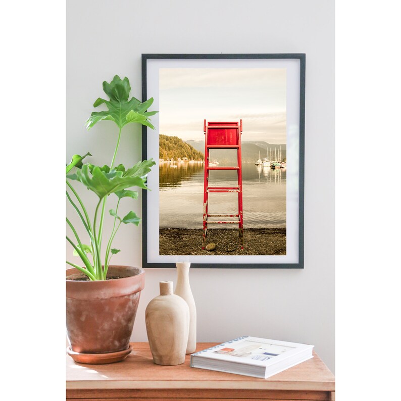 Lifeguard Lookout, Vancouver Canada Photography, Wall Art, Art Print, Travel Photo, Home Decor, Around the World Series image 5