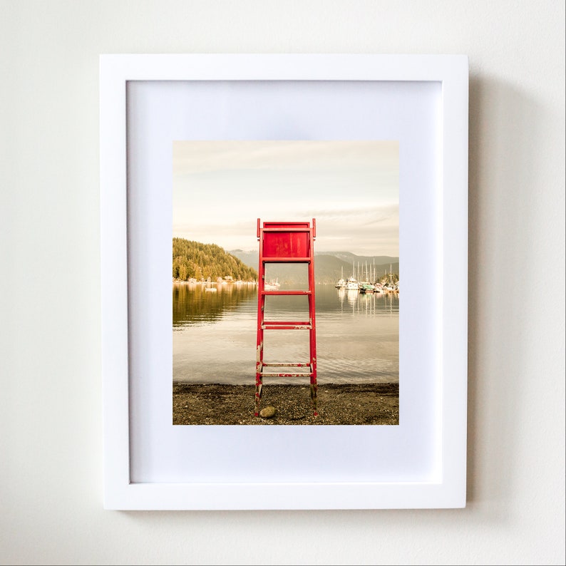 Lifeguard Lookout, Vancouver Canada Photography, Wall Art, Art Print, Travel Photo, Home Decor, Around the World Series image 7