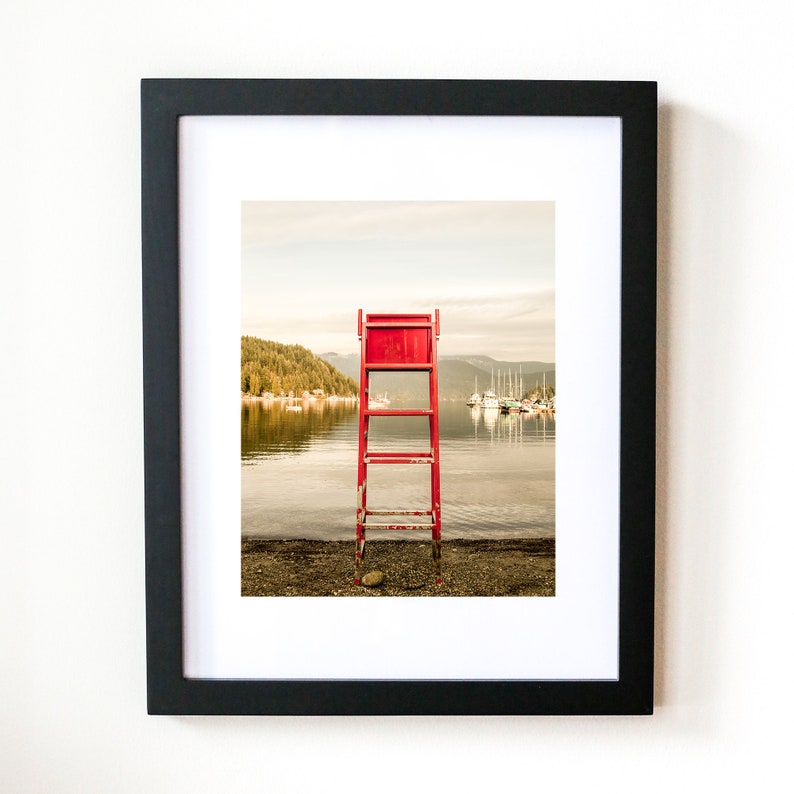 Lifeguard Lookout, Vancouver Canada Photography, Wall Art, Art Print, Travel Photo, Home Decor, Around the World Series image 6