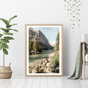 Banff Beauty, Lake Louise, Banff Alberta Photography, Wall Art, Art Print, Travel Photo, Home Decor, Around the World Series image 4