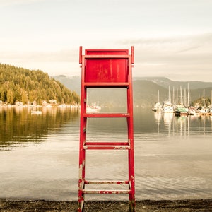 Lifeguard Lookout, Vancouver Canada Photography, Wall Art, Art Print, Travel Photo, Home Decor, Around the World Series image 2