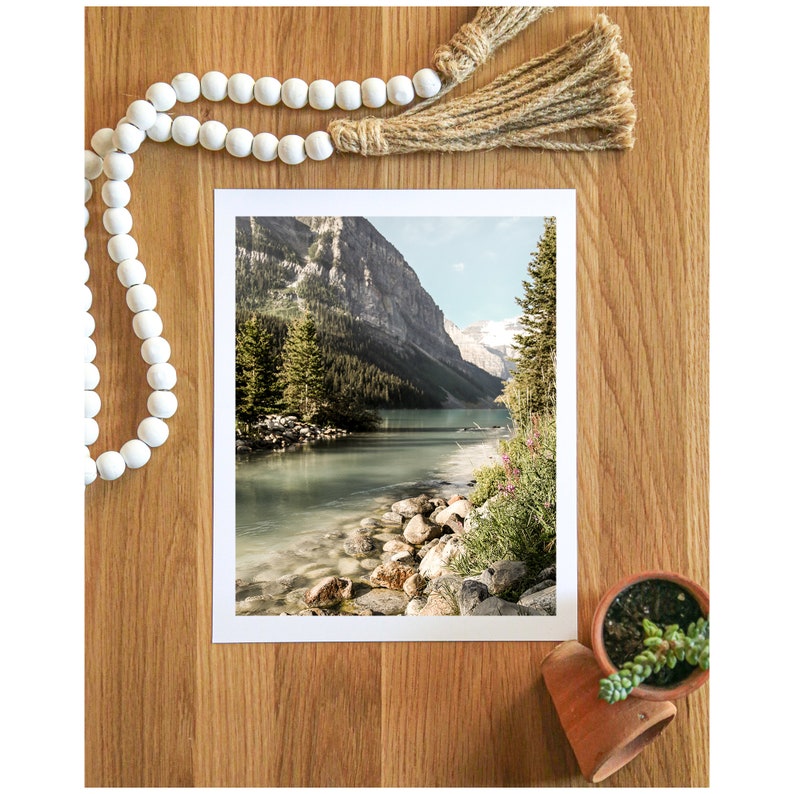 Banff Beauty, Lake Louise, Banff Alberta Photography, Wall Art, Art Print, Travel Photo, Home Decor, Around the World Series Print only