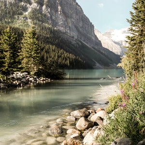 Banff Beauty, Lake Louise, Banff Alberta Photography, Wall Art, Art Print, Travel Photo, Home Decor, Around the World Series image 2