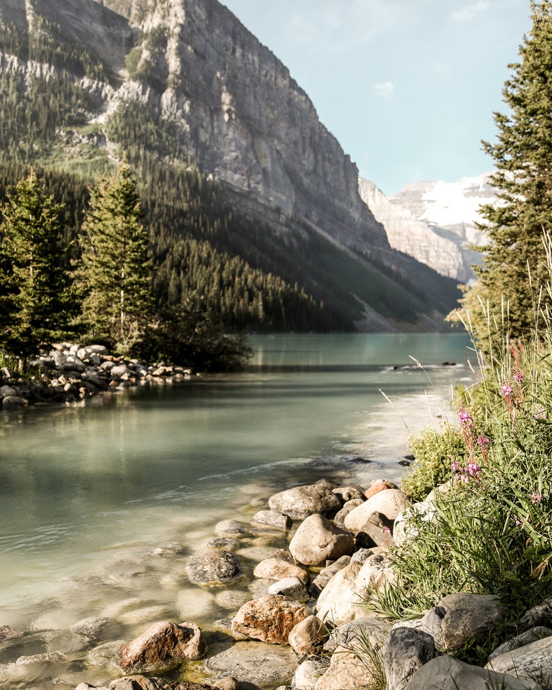 Banff Beauty, Lake Louise, Banff Alberta Photography, Wall Art, Art Print, Travel Photo, Home Decor, Around the World Series image 2