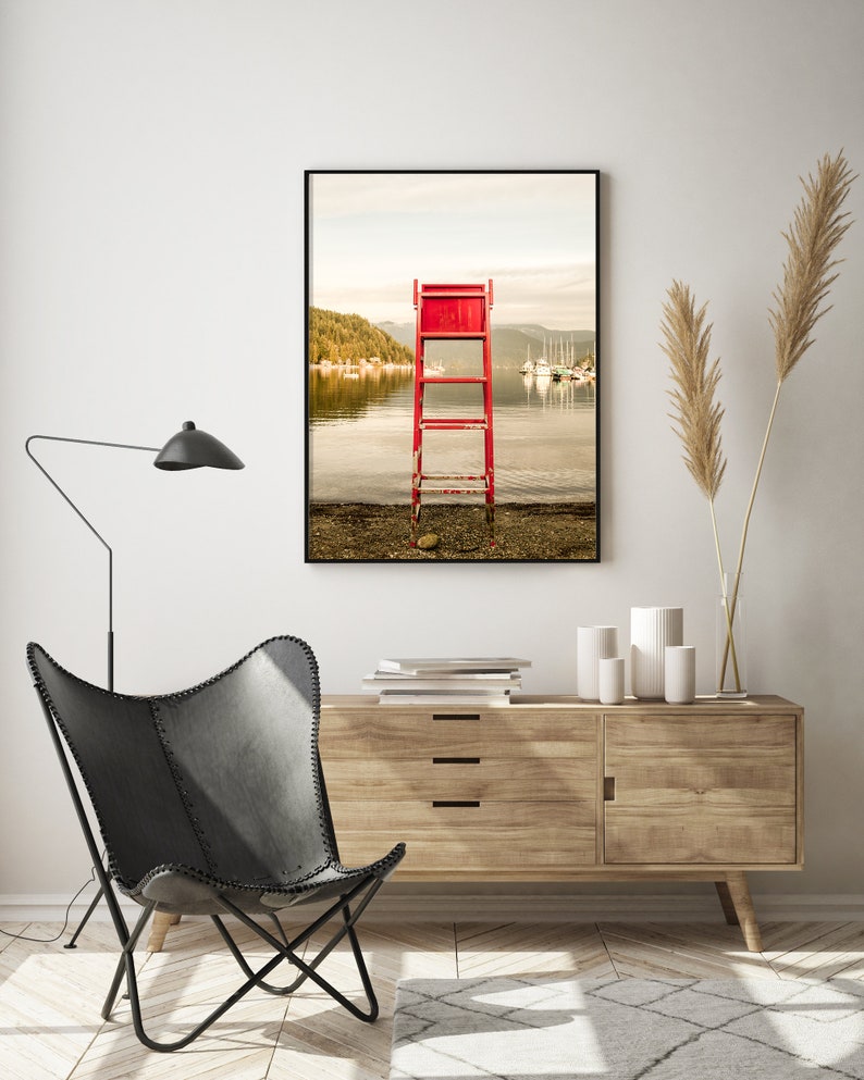 Lifeguard Lookout, Vancouver Canada Photography, Wall Art, Art Print, Travel Photo, Home Decor, Around the World Series image 4