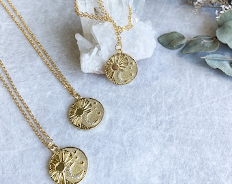 Sun + Moon Necklace