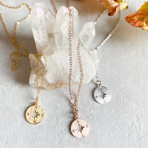 Dainty Compass Necklace