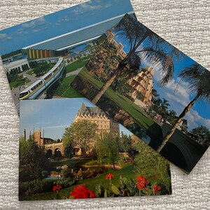 Set of Three Vintage EPCOT Postcards from 1982