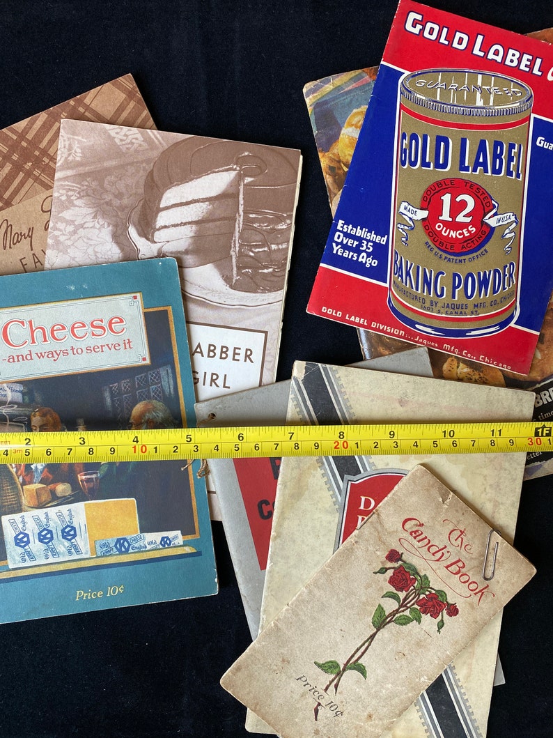 Vintage Recipe Booklets From 1920s Through 1940s Etsy