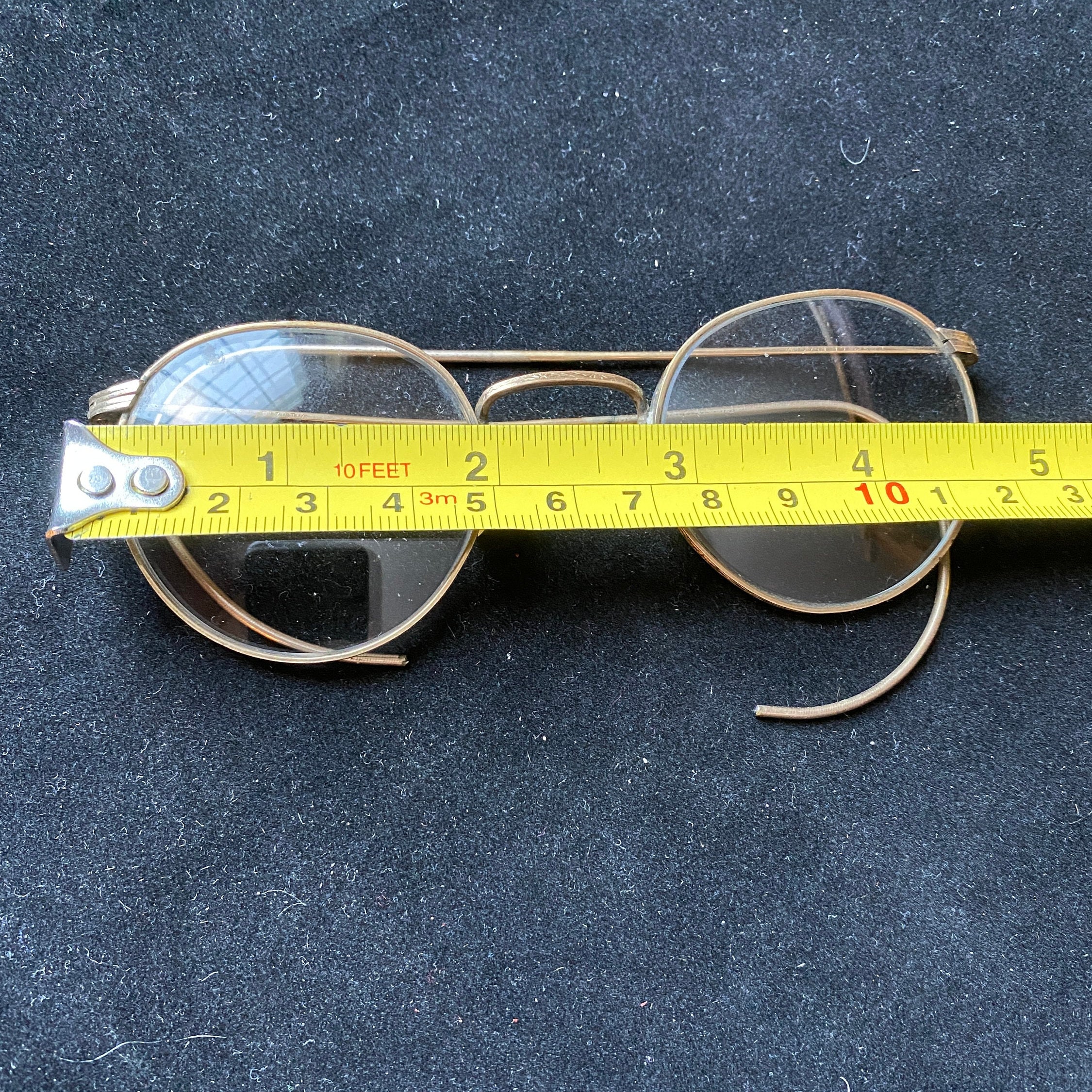 VINTAGE B&L FUL-VUE 23 ROUND SUNGLASSES bronze bausch lomb