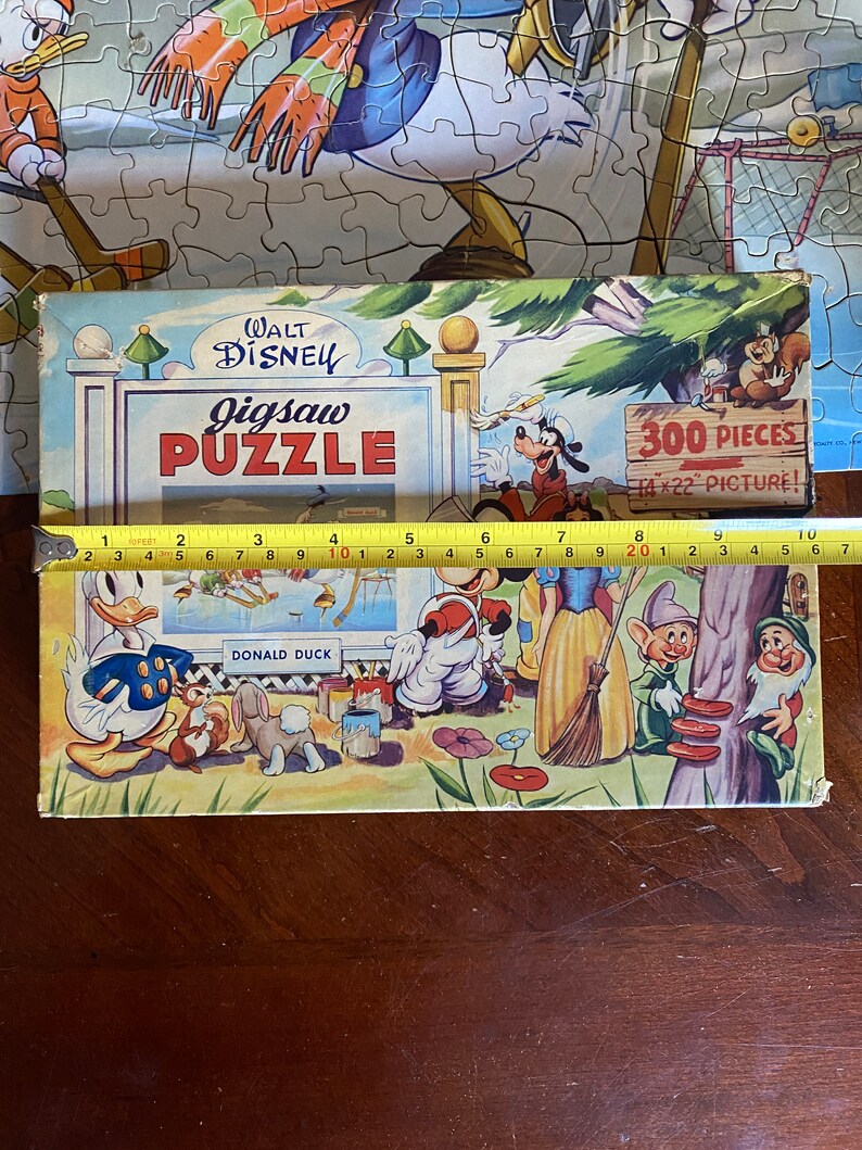 Walt Disney Vintage Jigsaw Puzzle by Jaymar Specialty Etsy