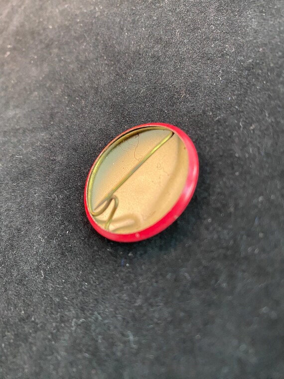 Red Code 4 Vintage Pinback - image 8