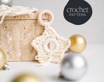 Cheshire Mini Christmas Ornament Digital Crochet Pattern PDF