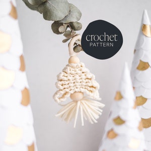 Ornamento per albero di Natale Norfolk modello all&#39;uncinetto PDF