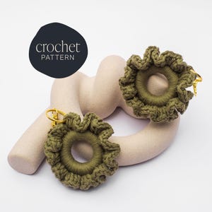 Soho Rüschen-Schlüsselring Anfänger Digitale Häkelanleitung PDF