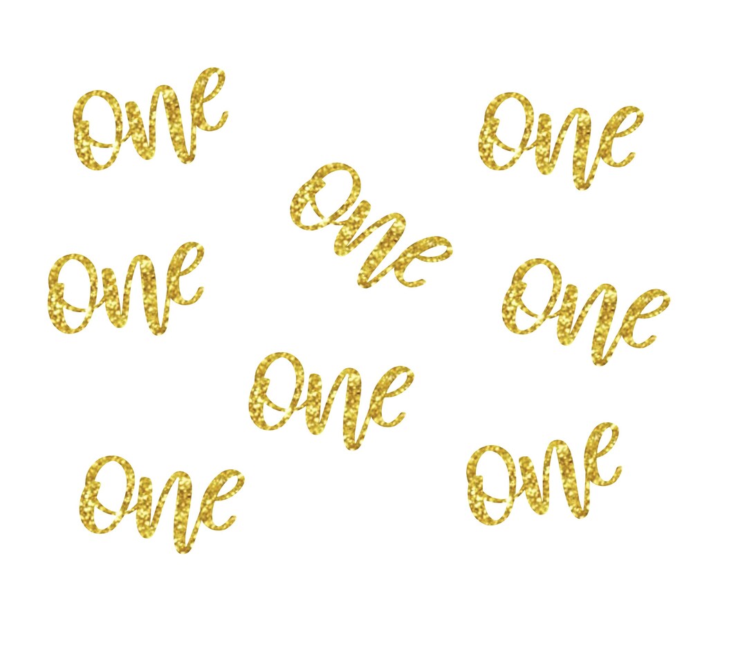 Custom Number Confetti, Birthday Confetti, First Birthday Party, Custom