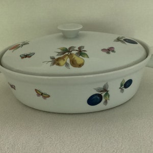 Vintage Andrea Sadek Small Bowl W Bright Tropical Hand-painted