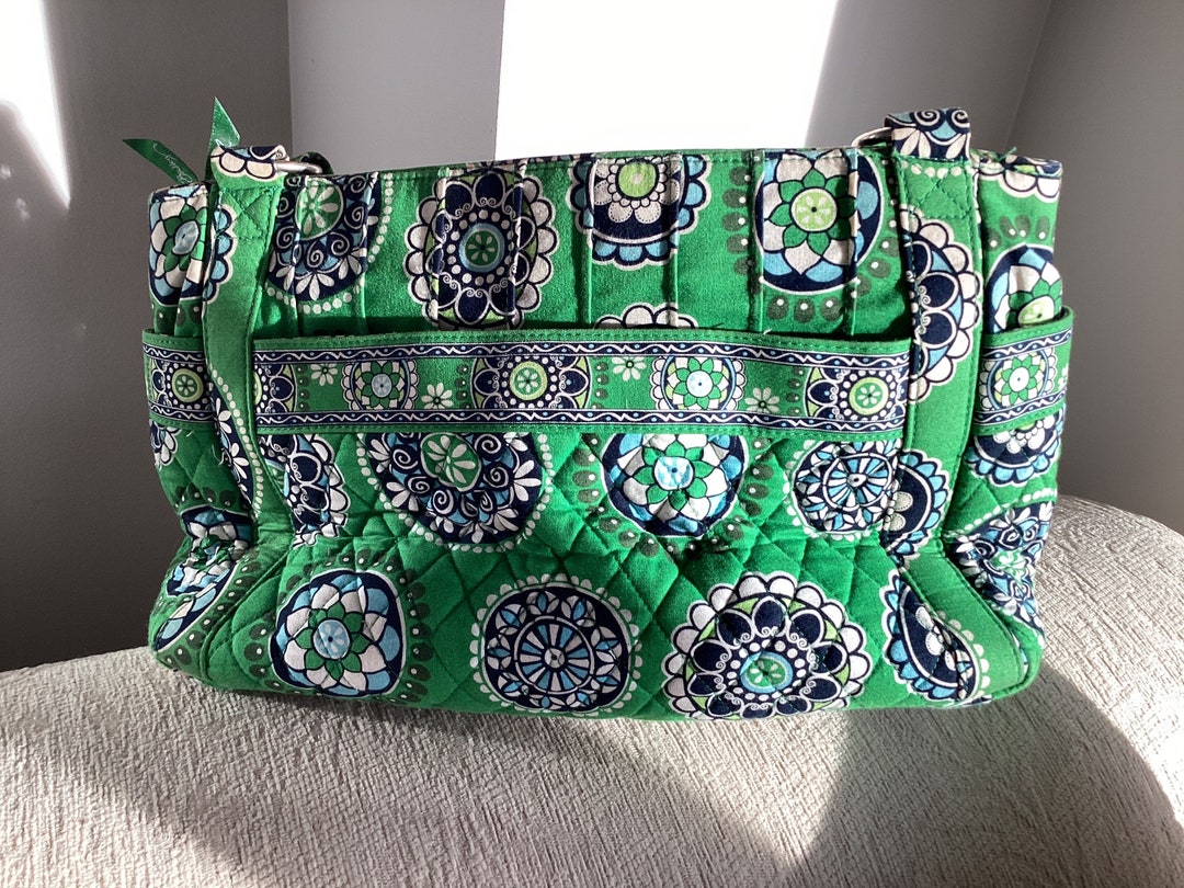 Vera Bradley Double Strap Shoulder Bag in Retired Pattern cupcakes Green  From Spring 2009 -  Canada
