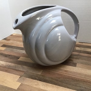 Midcentury Style Gray Ceramic Pitcher