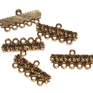 Mahabal Creations connectors for jewelry making Findings Connectors spacers jewellery making 20 pieces jewellery Raw materials