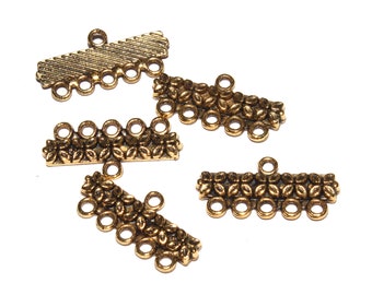 Mahabal Creations connectors for jewelry making Findings Connectors spacers jewellery making 20 pieces jewellery Raw materials