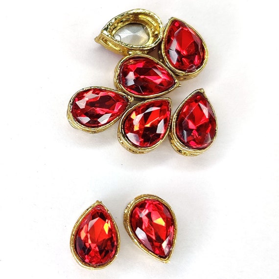 Mahabal Creations Loose Kundan Stones for Jewellery Making Aari Crafts Works and Embroidery 20 Pcs Drop 10MM Size Etsy