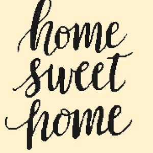 Home Sweet Home Throw Blanket SC Pattern