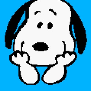 Modello SC per la coperta per bambini Snoopy