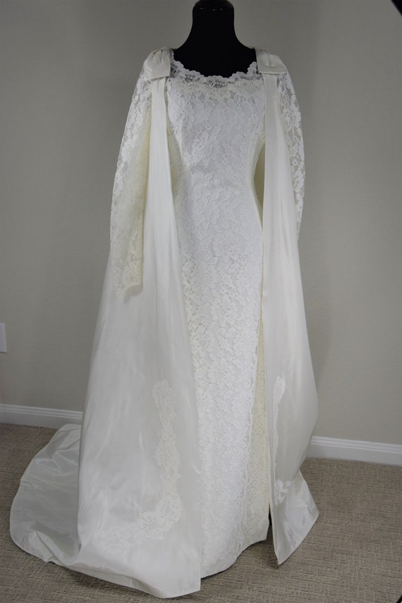 Stunning 60's Wedding Dress and Cape